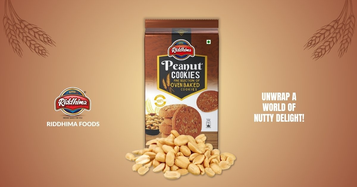 Riddhima - Indulge in the Crispy Symphony of Peanut Cookies in Aligarh - RIDDHIMA FOODS Riddhima - Indulge in the Crispy Symphony of Peanut Cookies in Aligarh