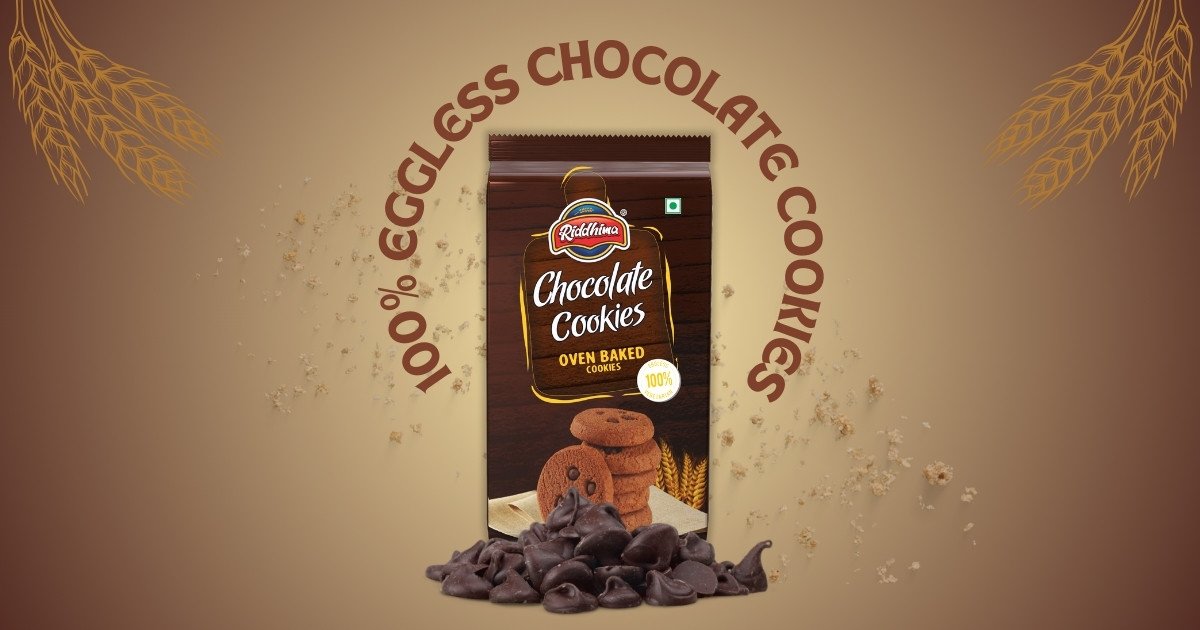 RIDDHIMA - BEST 100% EGGLESS CHOCOLATE COOKIES - RIDDHIMA FOODS RIDDHIMA - BEST 100% EGGLESS CHOCOLATE COOKIES