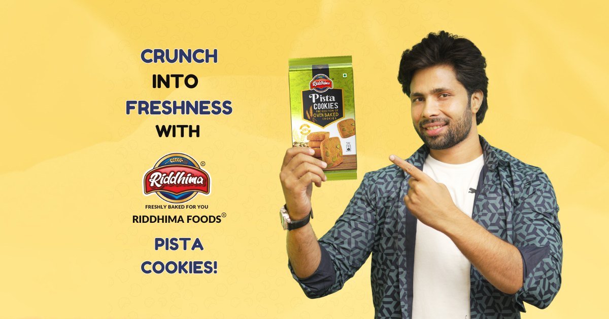 RIDDHIMA FOODS - Crunch into Freshness with Eggless Pista Cookies - RIDDHIMA FOODS RIDDHIMA FOODS - Crunch into Freshness with Eggless Pista Cookies