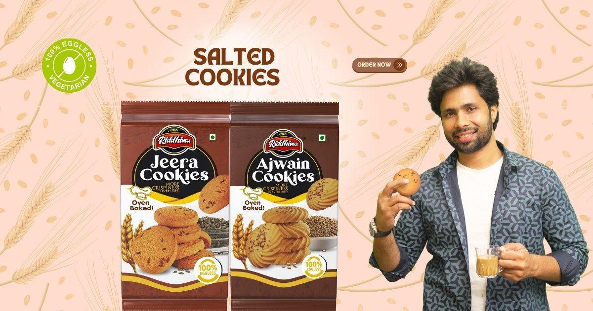 Riddhima-EGGLESS SALTED COOKIES THAT BALANCE TASTE AND SIMPLICITY - RIDDHIMA FOODS Riddhima-EGGLESS SALTED COOKIES THAT BALANCE TASTE AND SIMPLICITY