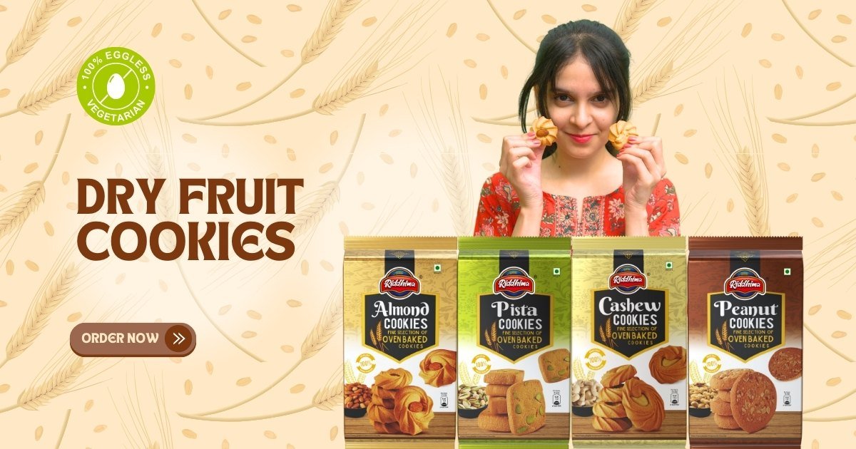 Riddhima Foods - Eggless Dry Fruit Cookies That Make Every Bite Count