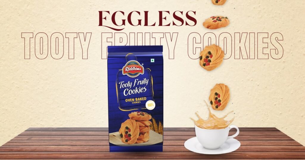 RIDDHIMA FOODS - Tooty Fruity Cookies Packed with Fruit Bits