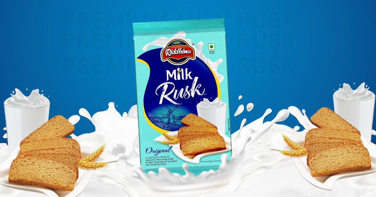 RIDDHIMA - Consistency Delivered by a Top Milk Rusk Manufacturer