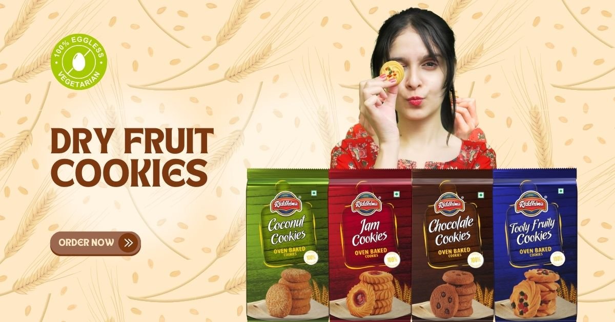 Dry Fruit Cookies from Riddhima Foods for Growing Businesses
