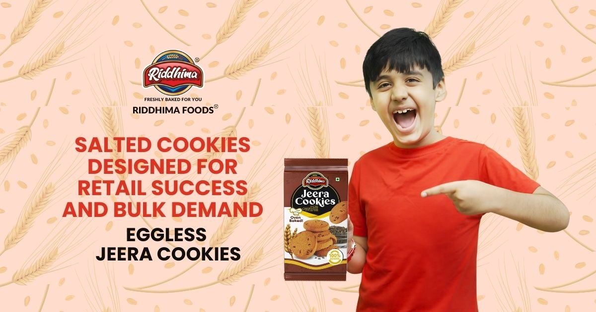 Salted Cookies Designed for Retail Success and Bulk Demand